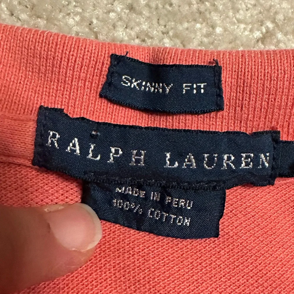 Ralph Lauren boys salmon polo shirt